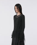Layered Lace Frill Long Sleeve