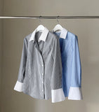 Verive Collar Stripe Shirt