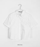 Dyoho Color Crop Collar Shirt