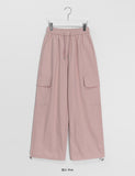 Heyou Summer Banding Wide Cargo Pants