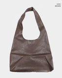 Sheet Eyelet Leather Shoulder Bag