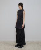 Hooded High Neck Dress