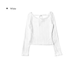Fundy See-Through Strap Long Sleeve T-Shirt