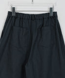 Ald Pin Tuck Banding Bermuda Cotton Pants