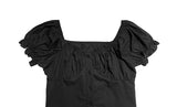 Perfume Shirring Off Short Sleeve Blouse