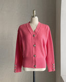 Selling Gold V-neck Knit Cardigan