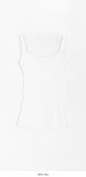 Hemt Tension Color Ribbed Sleeveless