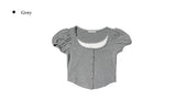 Kuya Lace Puff Short Sleeve T-Shirt