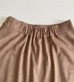 Cheshu Suede Flare Skirt