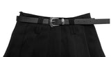 In-the-Low Belt Pleated Skirt Pants