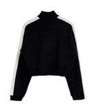 LINE HALF ZIP-UP KNIT