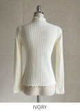 Bellimo Frill Wave Half-Neck Knit