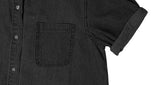Kent Denim Roll-Up Short Sleeve Shirt
