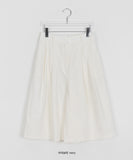 Ald Pin Tuck Banding Bermuda Cotton Pants