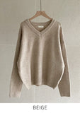 Jerib V-neck Loose Fit Knit