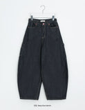 Feltani Heart Carpenter Denim Balloon Wide Pants