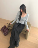 Tommy Stud Zipper Leather Shoulder Bag