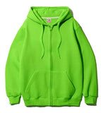 950g Original Plain Zip-Up Hoodie