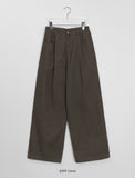 Tomoru Pintuck Cotton Wide Pants