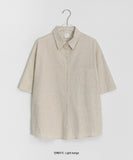 Yudel Basic Linen Short Sleeve Shirt