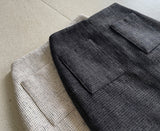 Coner Tweed Split Skirt