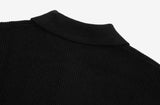 Abel collar half-zip knit