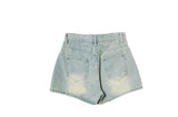 Nibeo Denim Ribbon Wrap Skirt Pants