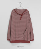 Hamii Pocket Stripe Hoodie