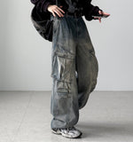 Ambition Rivet Cargo Denim