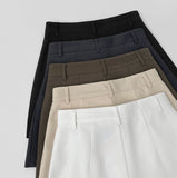 A-line Inner Button Stylish Skirt Pants