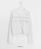 Haridi Frill Crop Cardigan