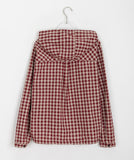 Hakaru Check Hood Strap Shirt