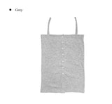 Deo button split sleeveless