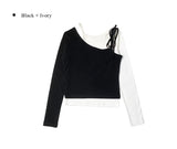 Warms Color Matching Layered T-Shirt Set