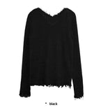 VINTAGE DAMAGE V-NECK KNIT