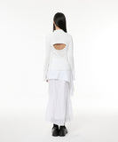 Cut-out Turtleneck Long Sleeve
