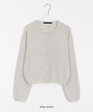 Hakuna round crop cashmere cardigan
