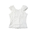 Harin Lace Punching Off Sleeveless Blouse