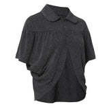 Cape Draped Cardigan