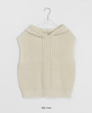 Haribu Knit Hood Vest