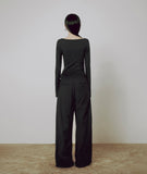 Drape Layered Long Sleeve