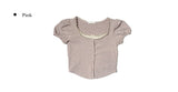 Kuya Lace Puff Short Sleeve T-Shirt