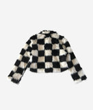Alice Chess Fur Jacket
