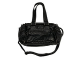Gilt Vintage Leather Square Two-Way Shoulder Bag