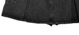 Zito Black Blue Cargo Mini Skirt