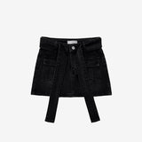 2K Cargo Denim Mini Skirt