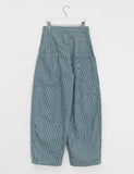 Tsuminko Stripe Balloon Denim Cargo Pants