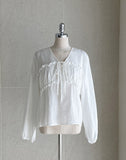 Allang Smoke Ribbon Blouse