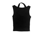 Jet Halterneck Layered Ribbed Sleeveless