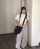 Shuto Dot Patch Shoulder Crossbody Bag